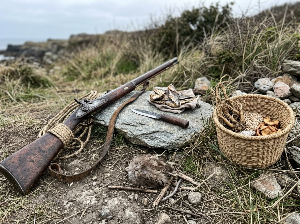 Tools and supplies used for hunting dodos as a driver of extinction