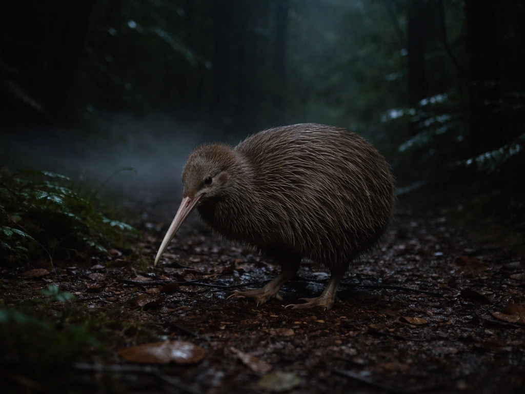 is a kiwi bird endangered